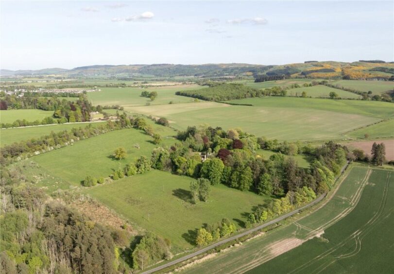 Drummonie House is set in around 47 acres of land