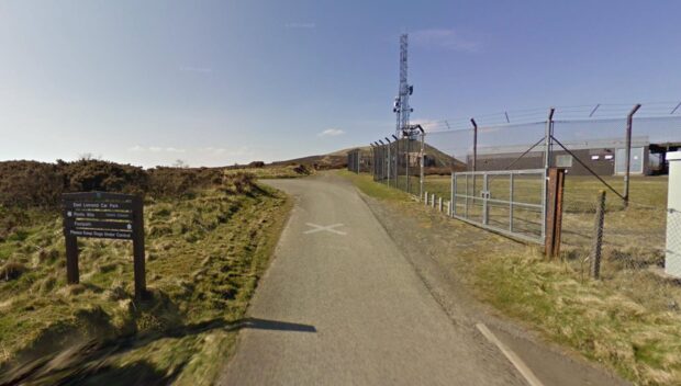 The Falkland Hill approach road in Fife. Image: Google Maps