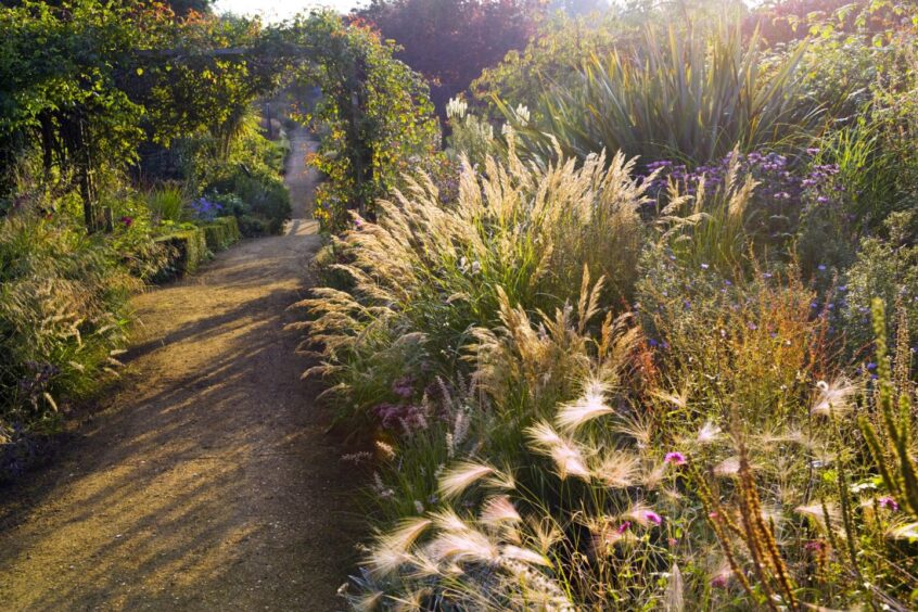 Image shows: The beautiful gardens at Cambo, near Kingsbarns.
