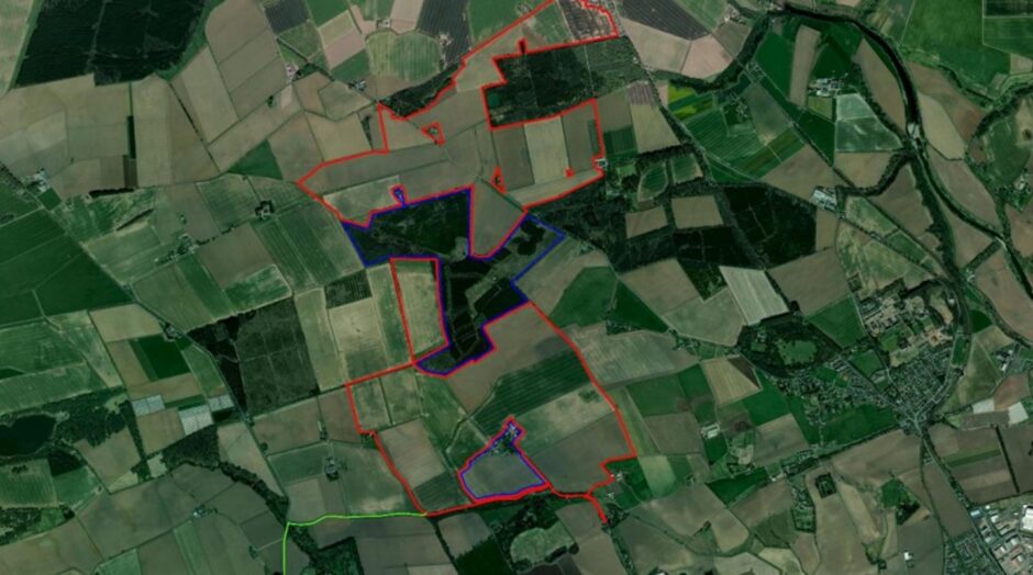 Glenskinno green energy development near Montrose.