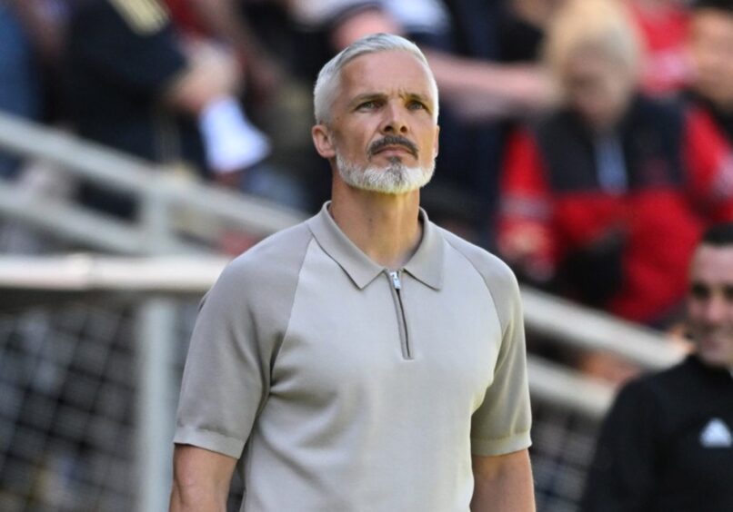 Dundee United manager Jim Goodwin