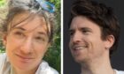Stirling University lecturer Becky Boulton and Radio 1 DJ Greg James. Image: Stirling University/Kim Cessford/DC Thomson