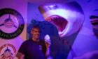Tim Brumpton, creator of the 'world-famous' shark toilet at Balquhidder cafe The Golden Larches.