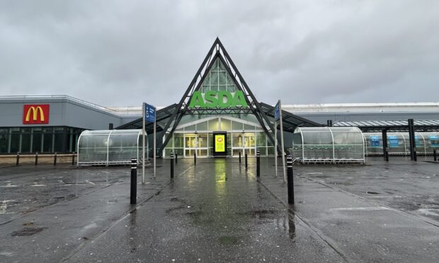 The Asda Superstore in the Halbeath Retail Park, Dunfermline. Image: Neil Henderson/DC Thomson