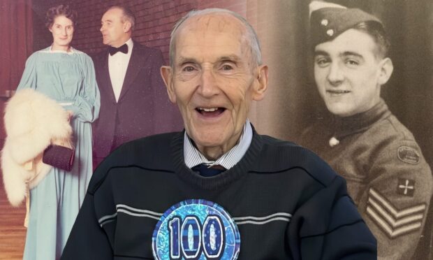 John Kilpatrick of Cupar has died aged 101. Image: Vicky Kilpatrick/DC Thomson Design team.