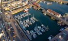 Arbroath marina.