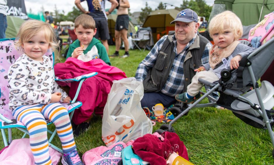 From left, Orla, Kyran, Steven and Leo Ross.