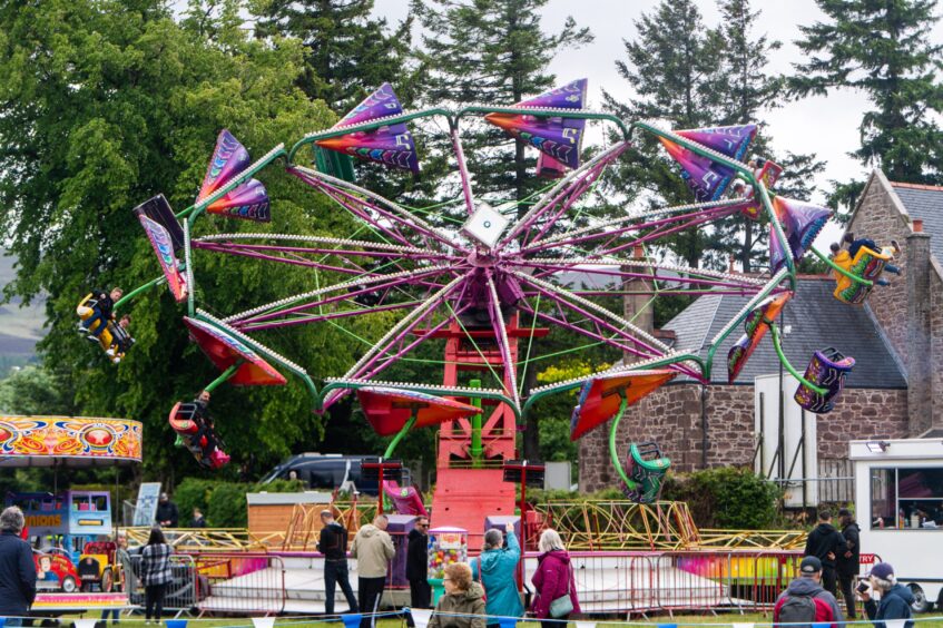 A funfair ride