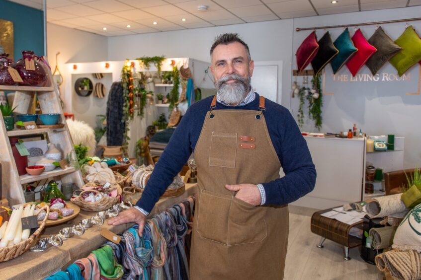 Derek McCammon, owner of The Living Room, Brook Street, Broughty Ferry.