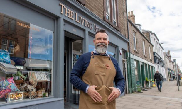 Derek McCammon, owner of The Living Room, Brook Street. Image: Kim Cessford / DC Thomson