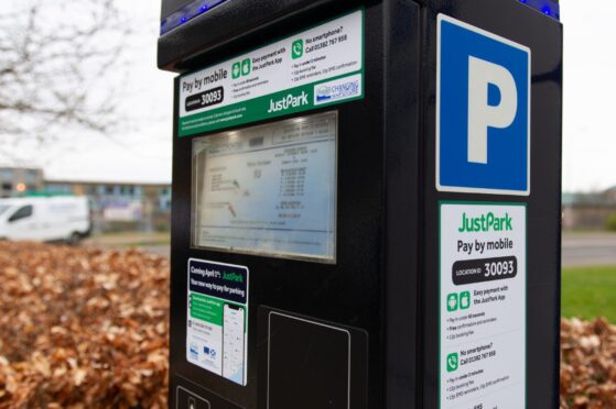 Staff will pay over £80 extra for campus parking this year. Image: Kim Cessford/DC Thomson.