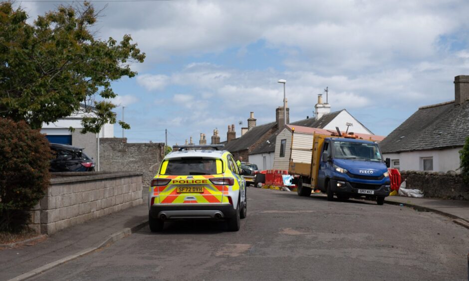 Carnoustie caravan planning enforcement row.