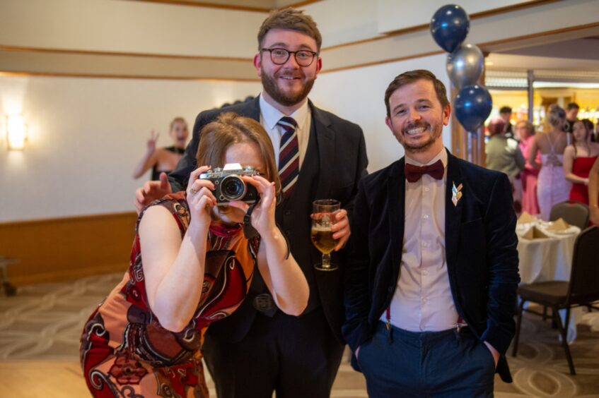 Teachers Annika Neilson, Kieran Smith and Robin Bell.