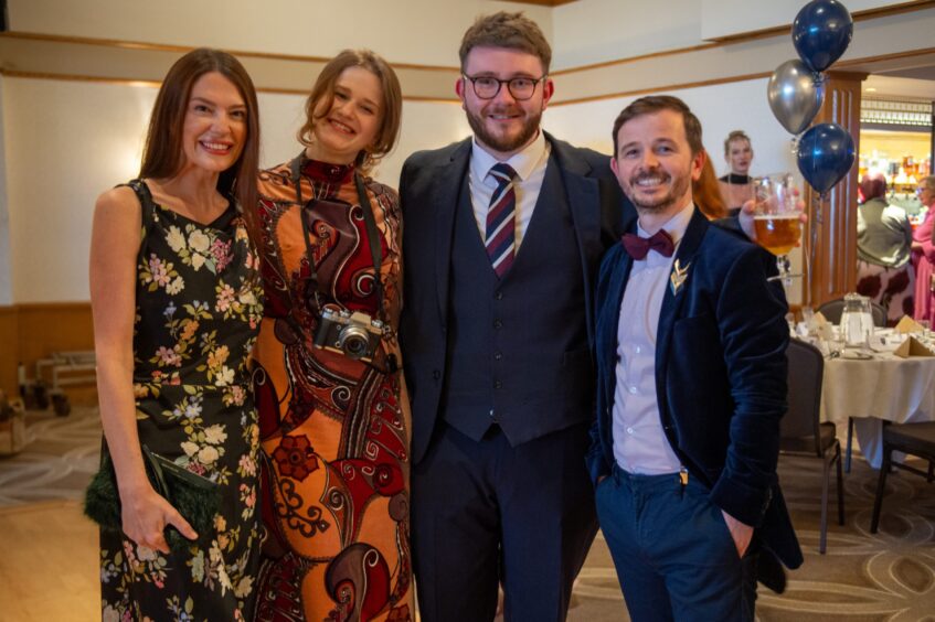 Teachers Alex Craigie, Annika Neilson, Kieran Smith and Robin Bell.