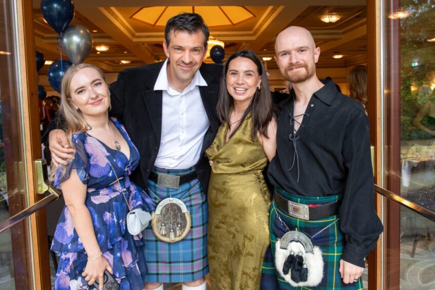 Teachers Chloe Harper, Ewan Connolly, Sylwia Dublanska and Fraser Gordon.