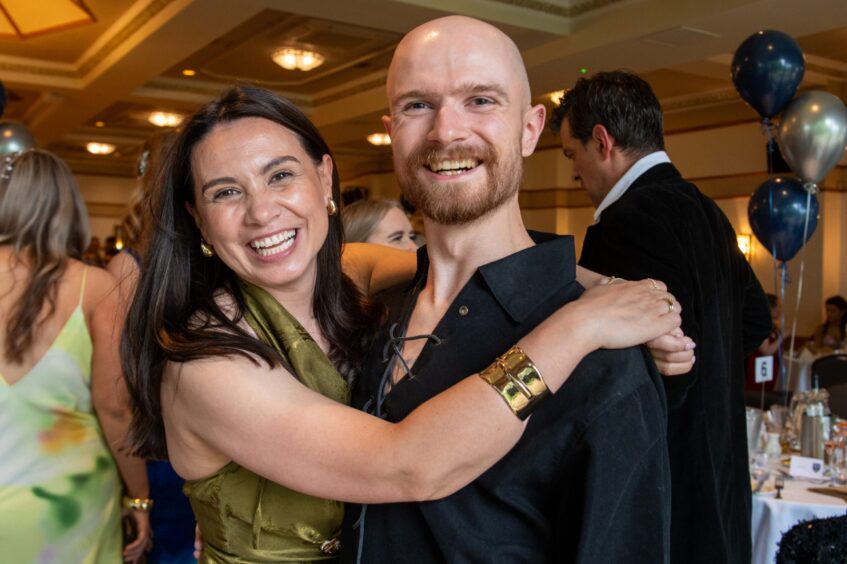 Teachers Sylwia Dublanska and Fraser Gordon.