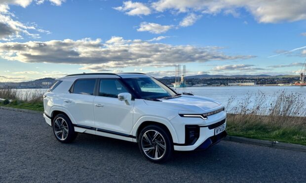 The KGM Actyon on a journey through Fife. Image: Jack McKeown.
