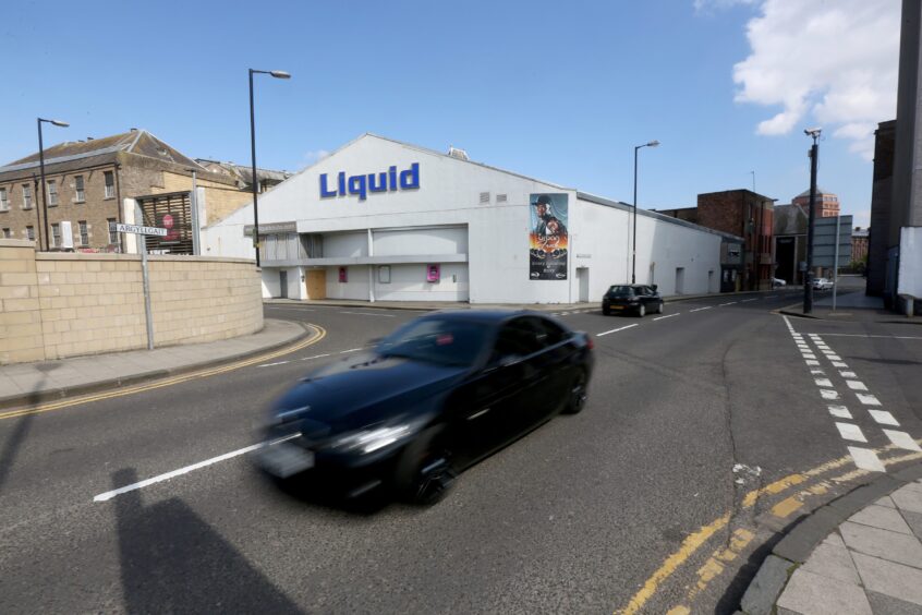 The former Liquid nightclub ion South Ward Road, Dundee 