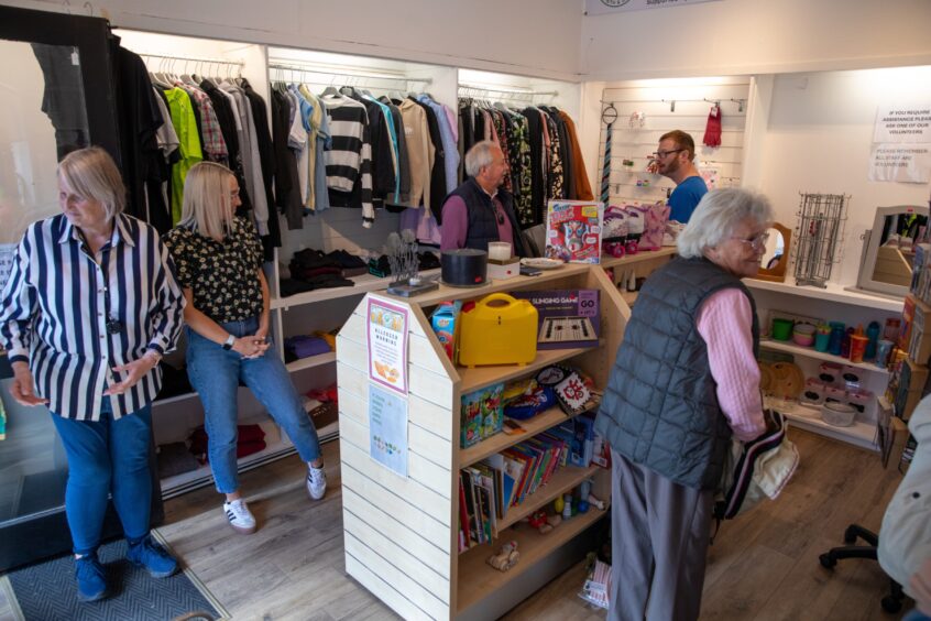 Monifieth Community Fridge charity shop.