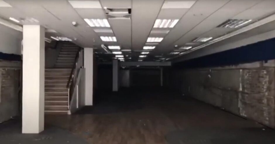 Interior of WH Smith, Kirkcaldy