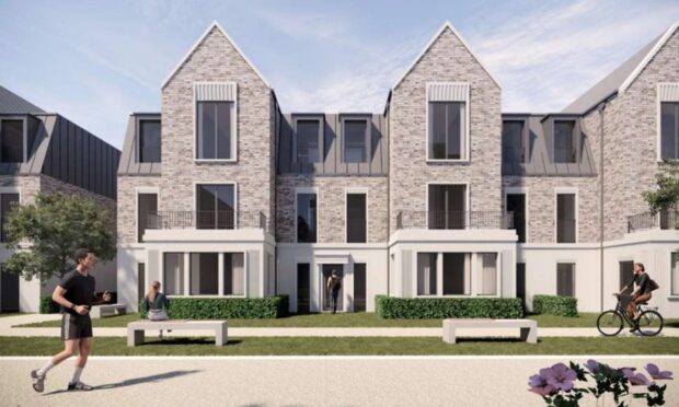 Townhouses also form part of the St Andrews student accommodation proposal