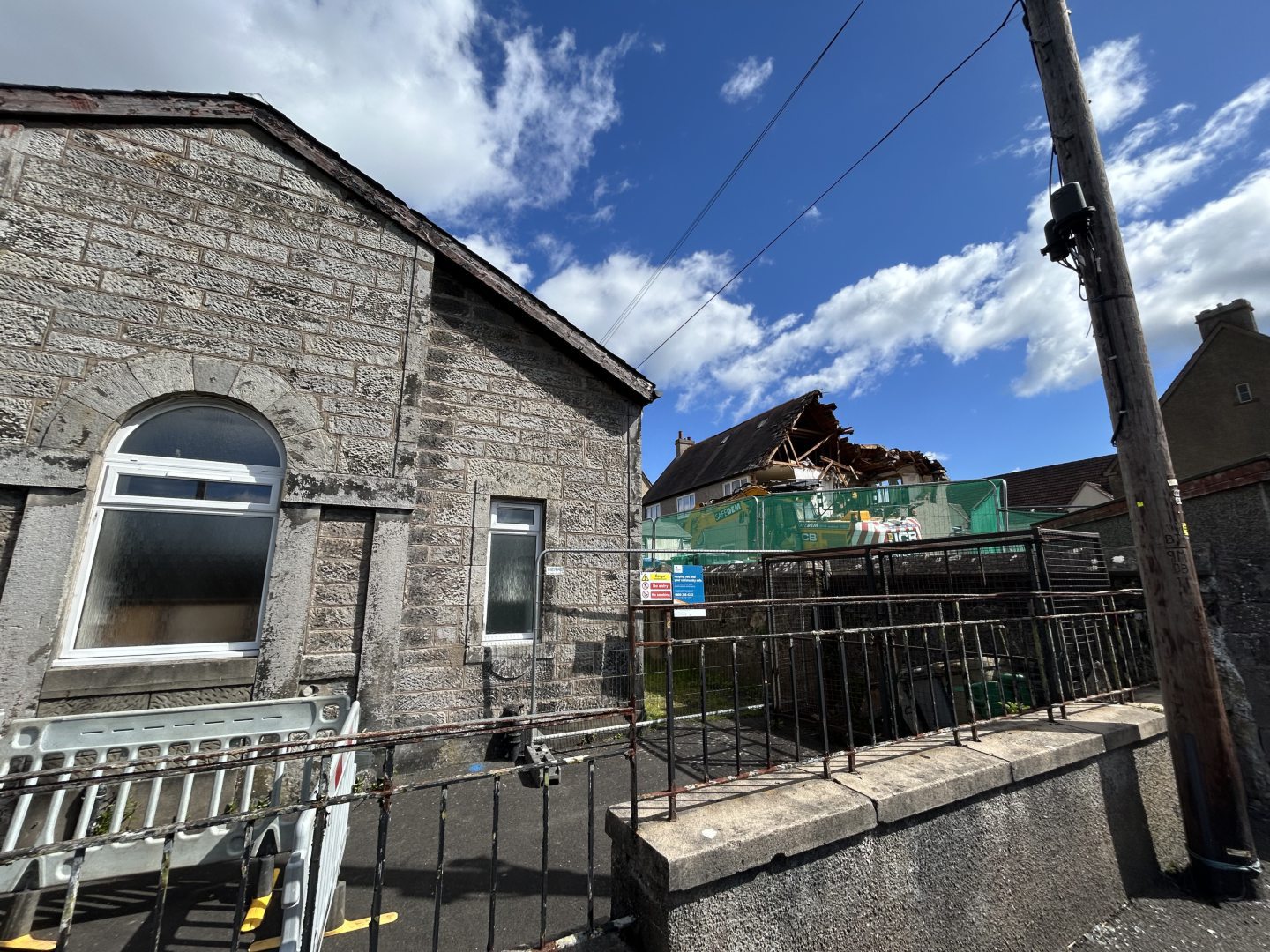 The adjacent Kincardine Community Centre has also suffered damage.