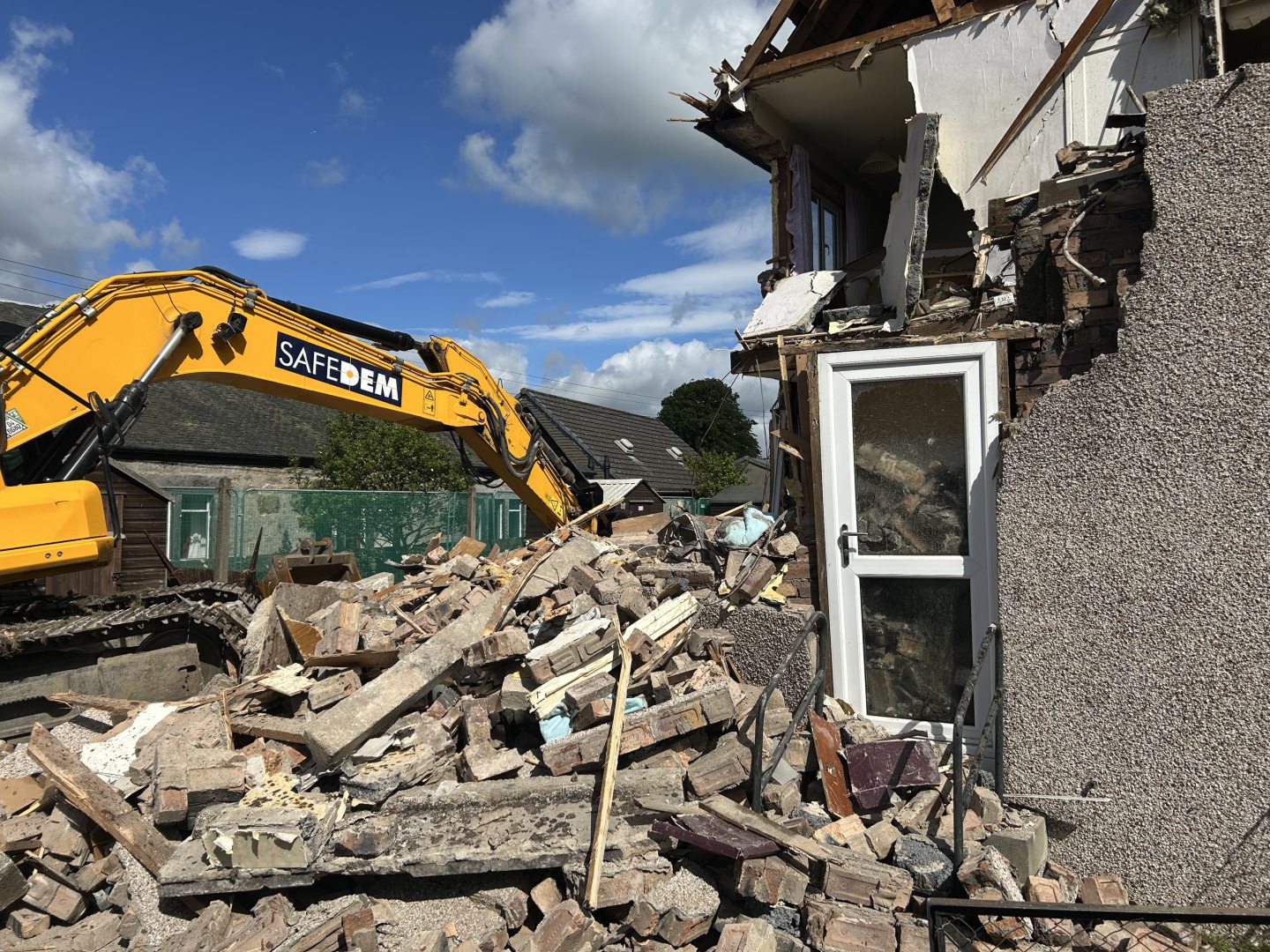 Kincardine homes demolition getting underway.