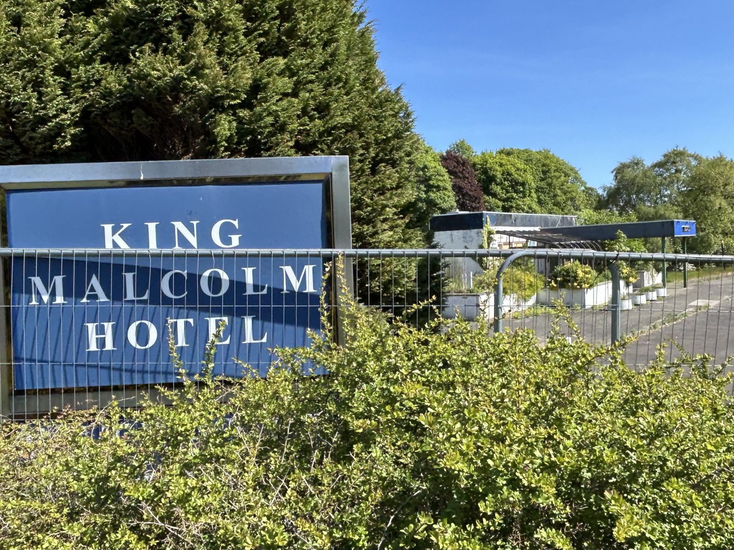 Former King Malcolm Hotel in Dunfermline.