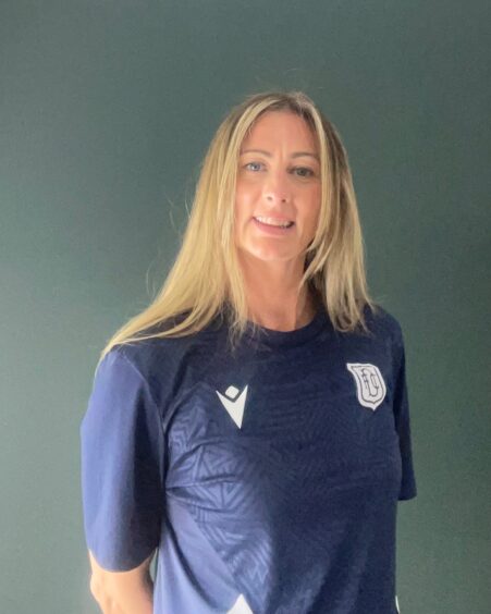 Laura Costello, manager at Dundee FC Community Trust. She welcomes the Prostate fitness programme to Dundee.
