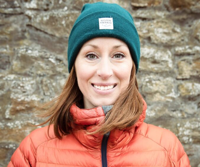 Lauren Burnison is gearing up for a sober cycle, having trained in Perthshire. 