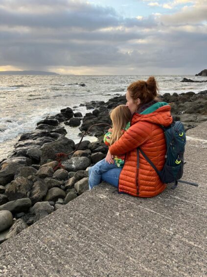 Lauren Burnison is gearing up for a sober cycle, having trained in Perthshire. 