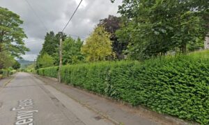 Leny Feus, the area in Callander where the landscaping work has been taking place. Image: Google Street View