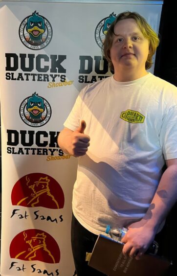 Lewis Capaldi at Fat Sam's Live in Dundee in 2023. 