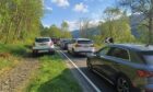 Motorists are asked to avoid the A84 near Loch Lubnaig. Image: DC Thomson.