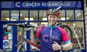 RAF engineer and cancer survivor Nathan Grove is all set for Etape Caledonia. Image: Supplied
