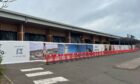 Work taking place on the new Next shop at The Stack Retail Park. Image: James Simpson/DC Thomson