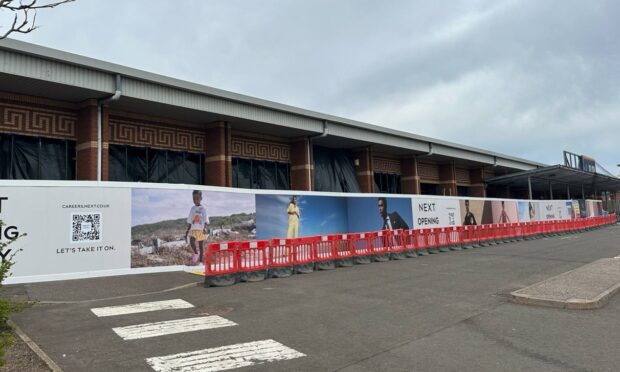 To go with story by James Simpson. Opening date revealed for new Next store in Dundee. Picture shows; The new Next at The Stack Retail Park. Harefield Road, Dundee. Supplied by Ben MacDonald  Date; 01/05/2025