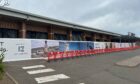 Work taking place on the new Next shop in Lochee, Dundee.