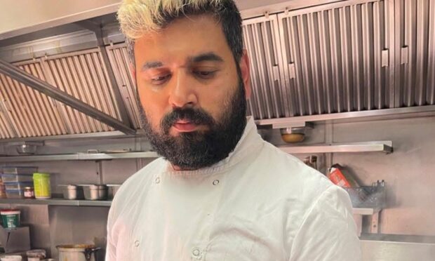 Noor ud din Jhangir owns Tikka N Talk on South Methven Street, Perth