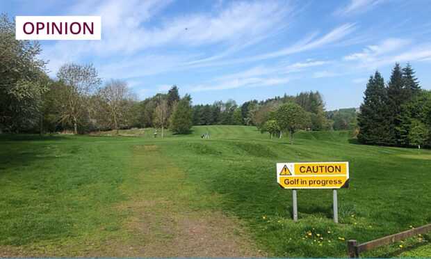Golf now thing of the past at Caird Park. Image: James Simpson/DC Thomson