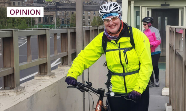 Catherine Wykes of the Dundee Cycling Forum.