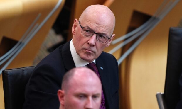 First Minister John Swinney. Image: PA