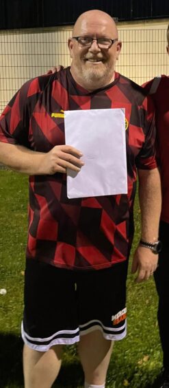 Paul joined MAN V FAT Football Fife last April