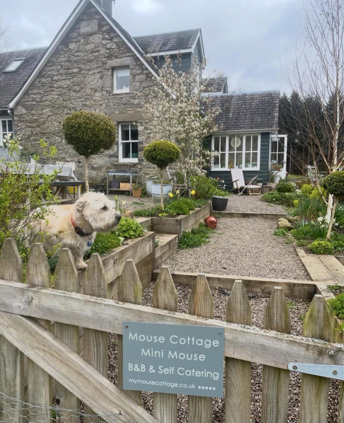 She runs a B&B.