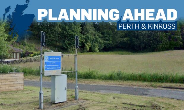 The junction of Hatton Road and Balmoral Road in Blairgowrie..