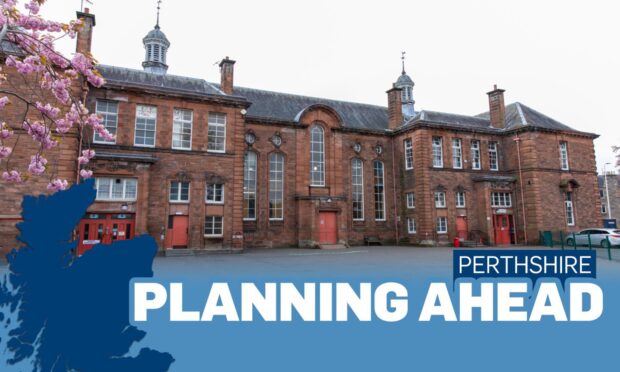 The former Balhousie Primary School in Perth.
