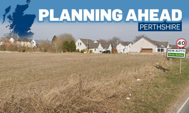 The field next to the western edge of New Alyth that could site 52 new homes.