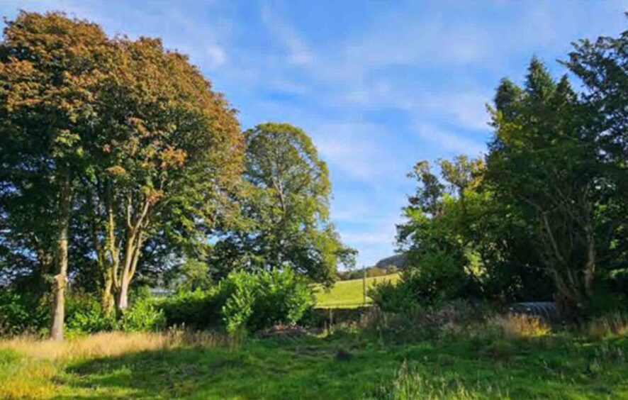 The proposed entrance to a refused development planned at Nivingston House in Cleish, Kinross-shire.