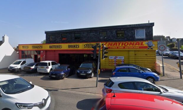 The National Tyres and Autocare garage on Queen Street, Broughty Ferry. Image: Google Street View