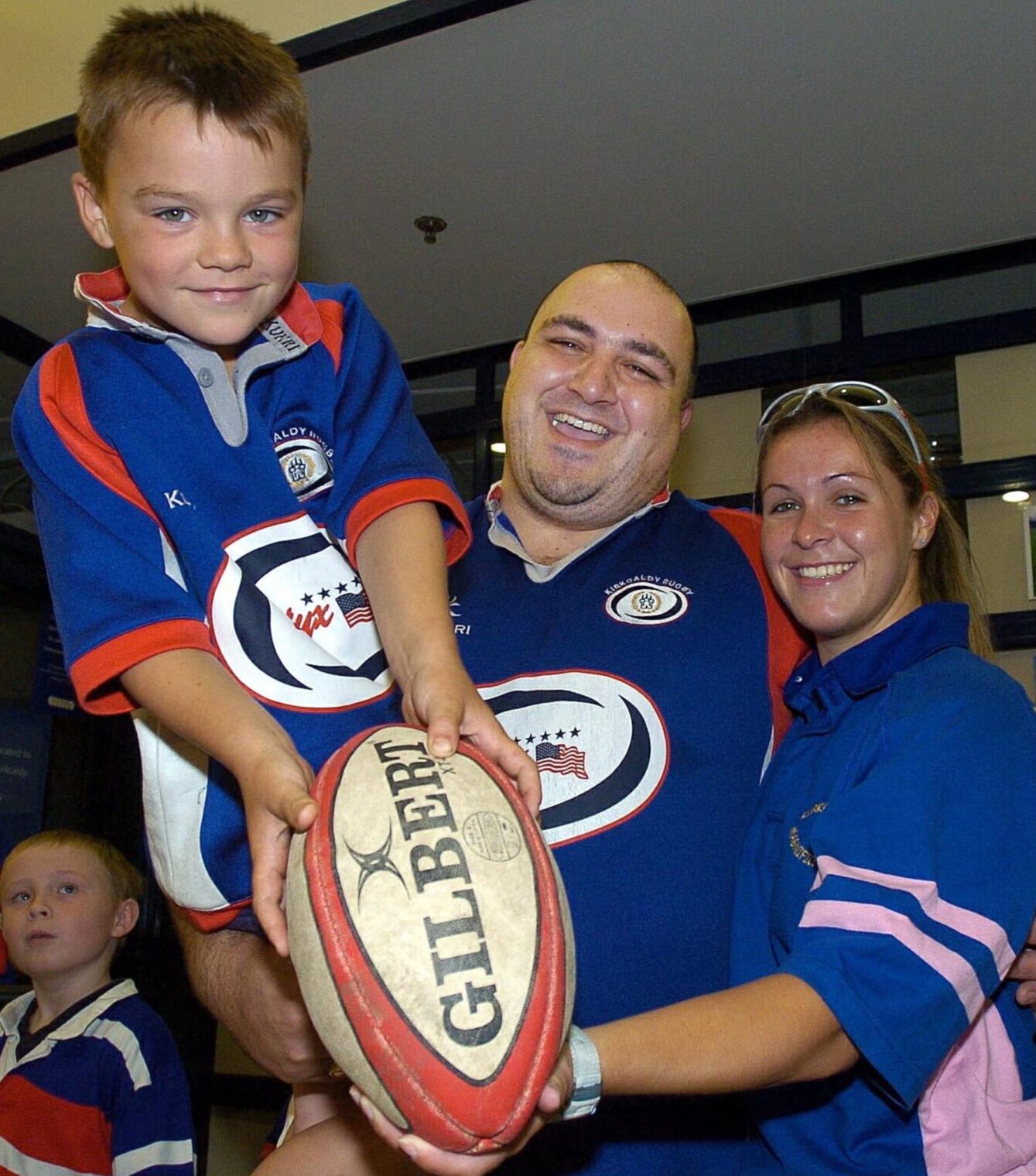 George Mangalo and Val Sanagan with Owen Bonner.